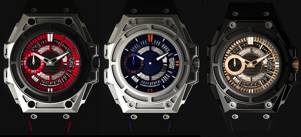 Linde Werdelin and the SpidoLite II Titanium Blue, Red, And Black Gold Watches Watch Releases 