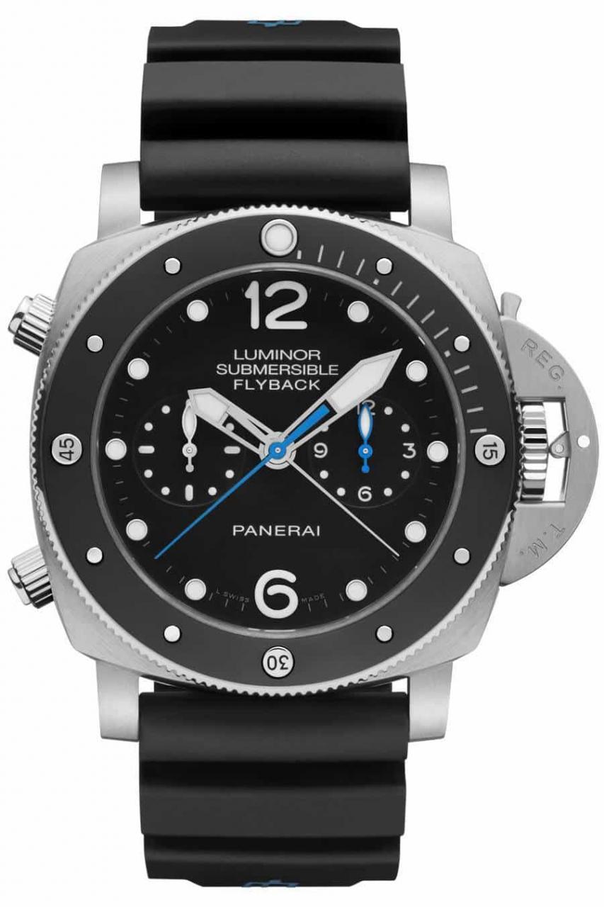 Diving Watches - Panerai Luminor Submersible 1950 3 Days Chrono Flyback Automatic Titanio