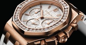 The Diamonds Ladies Fake Audemars Piguet Royal Oak Offshore Chronograph Replica Watch