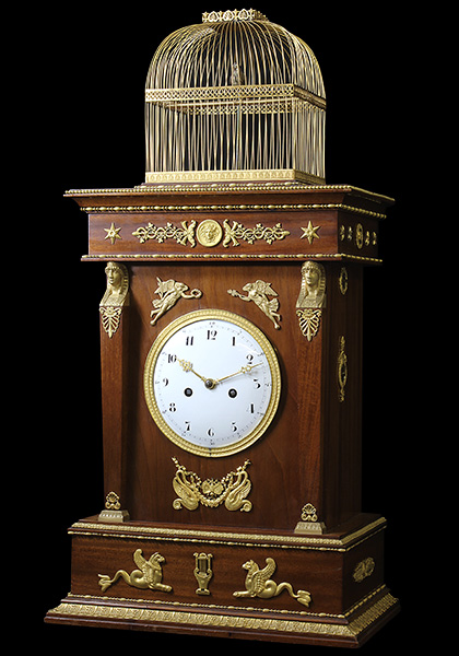 Restoration of the singing bird pendulum clock